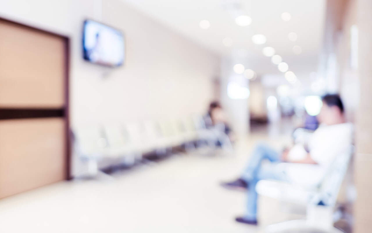 The lobby/waiting section at a care center